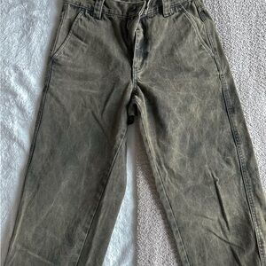 New Vintage Style Zara Green Jeans